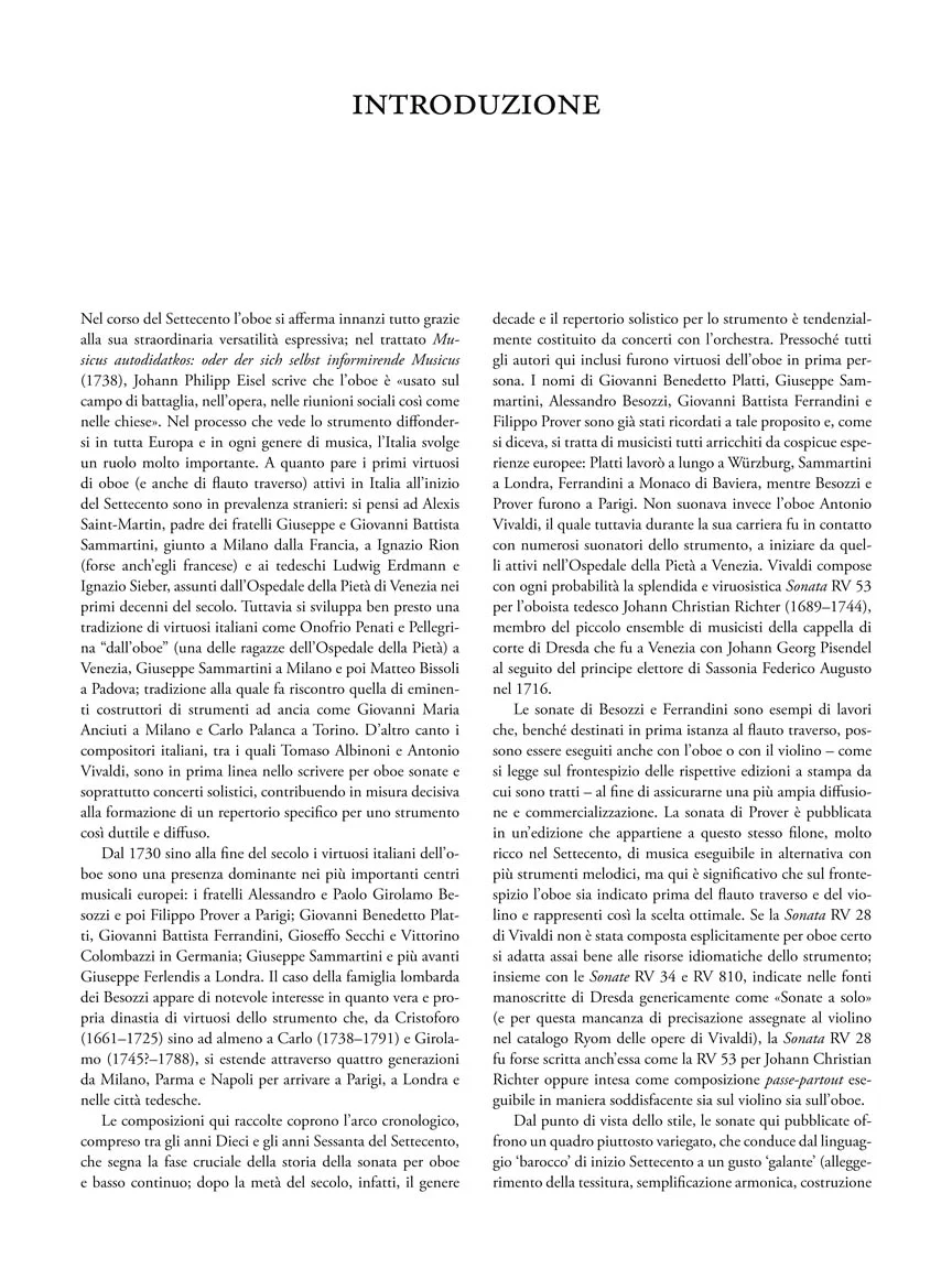 10 Italian Sonatas for Oboe and Continuo - Image 3