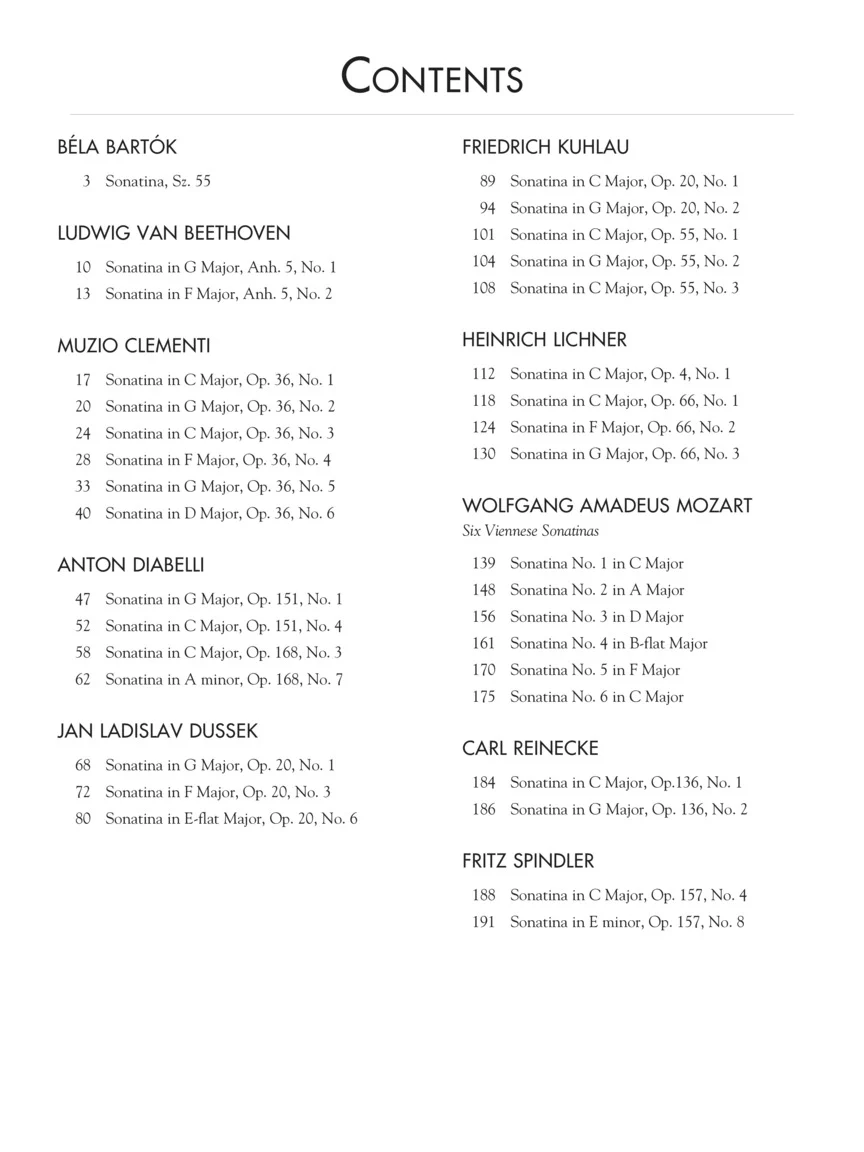35 Sonatinas by 10 Composers for Piano - Image 2