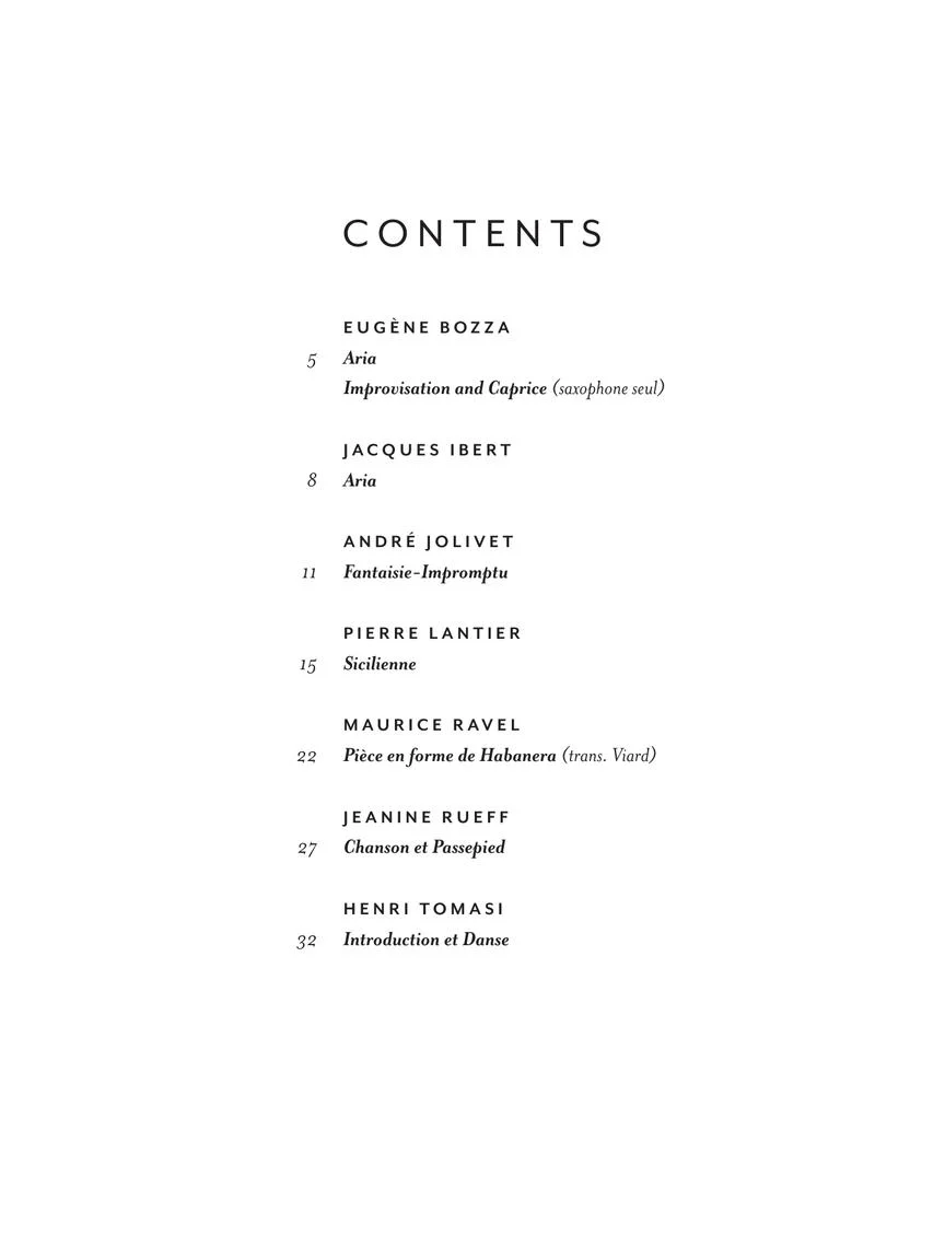 Eight Saxophone Pieces By French Composers - Alto Saxophone And Piano - Image 2