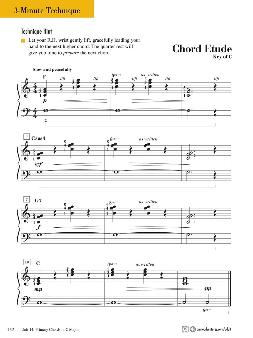 Faber Adult Piano Adventures All-in-One Piano Course Book 1 (Book with online media) - Image 6