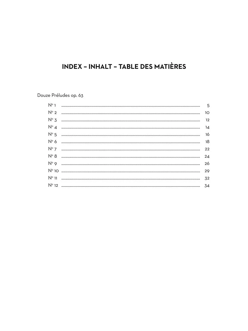 Arensky Twelve Preludes for Piano Op. 64 Intermediate (Forberg Edition) - Image 3