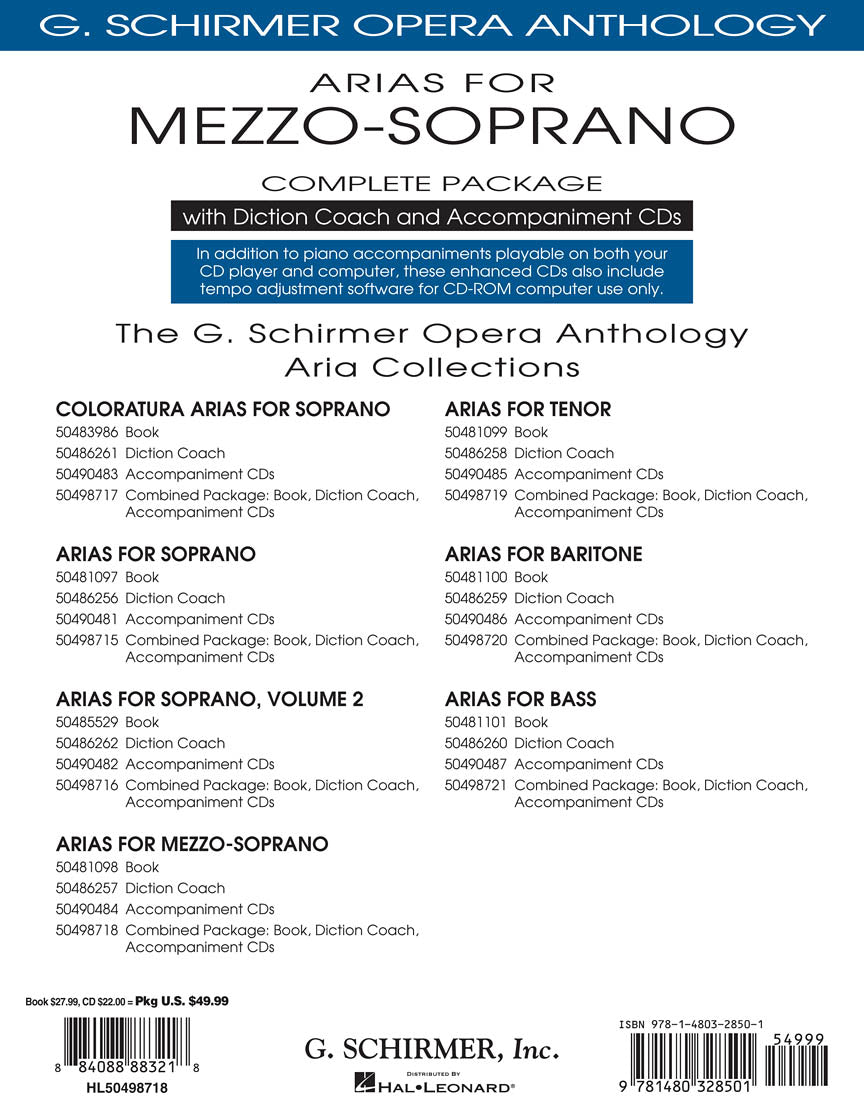 Arias for Mezzo-Soprano (Complete Package) - Image 2