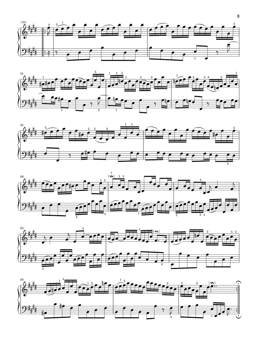 Bach: French Suite 6 E major BWV 817 - Image 3