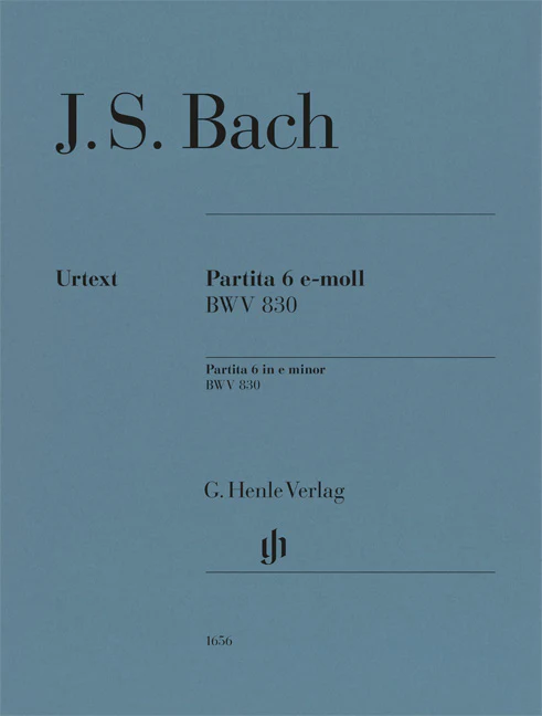 Bach: Partita 6 e minor BWV 830