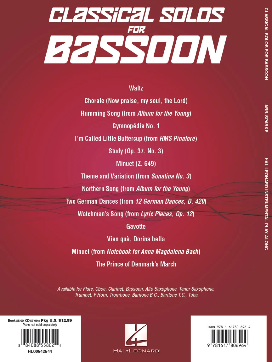 Classical Solos for Bassoon - 15 Easy Solos for Contest and Performance - Image 6