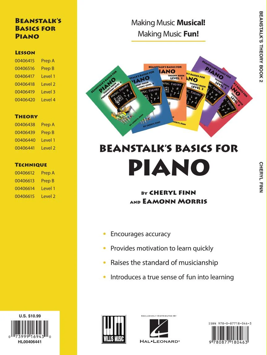 Beanstalk's Basics for Piano Theory Book Level 2 - Image 6
