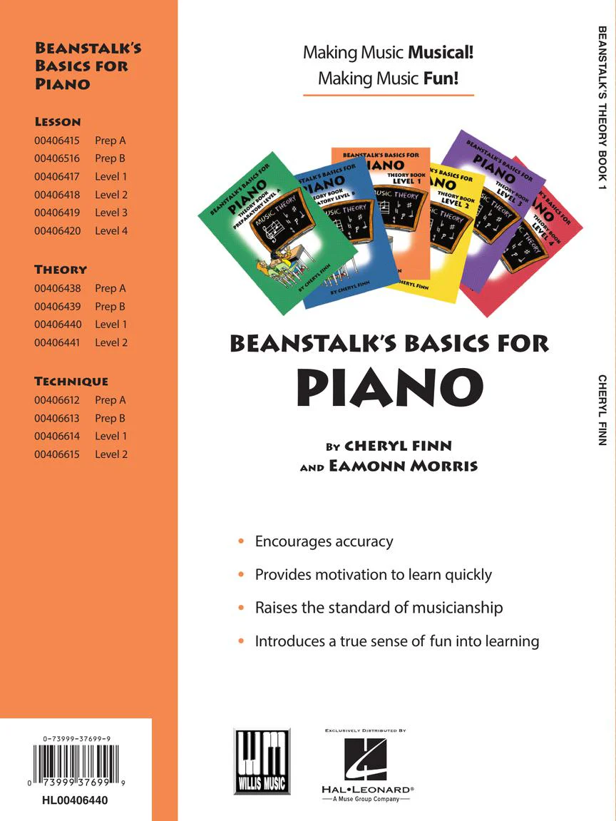 Beanstalk's Basics for Piano Theory Book Level 1 - Image 6