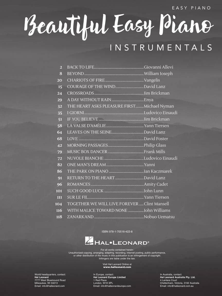 Beautiful Easy Piano Instrumentals - Image 2