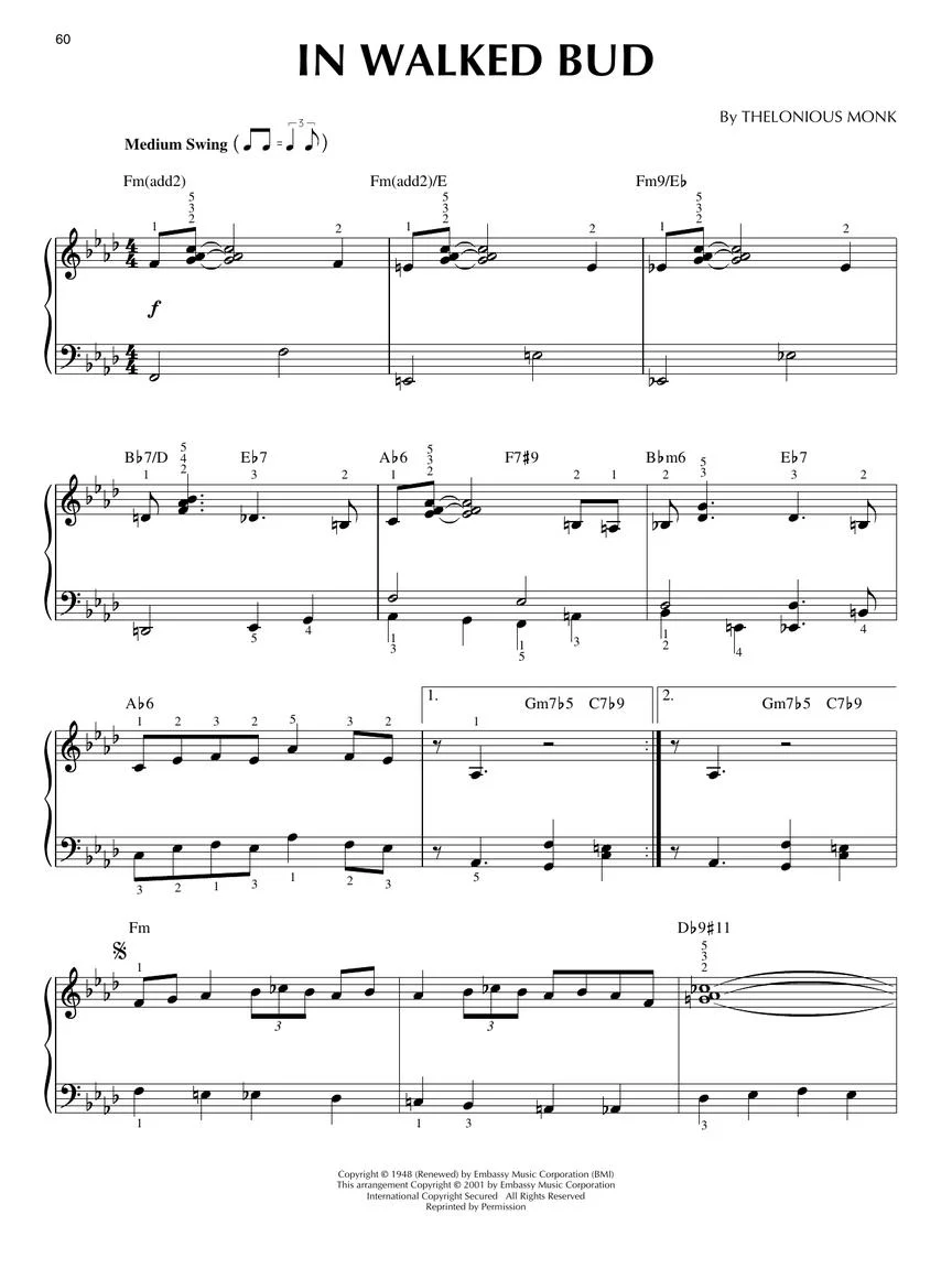 Bebop Jazz - Jazz Piano Solos, Vol. 4 - Image 5