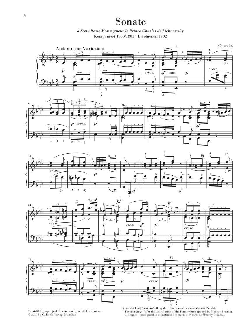 Beethoven: Piano Sonatas, Volume II Perahia Edition pb - Image 3