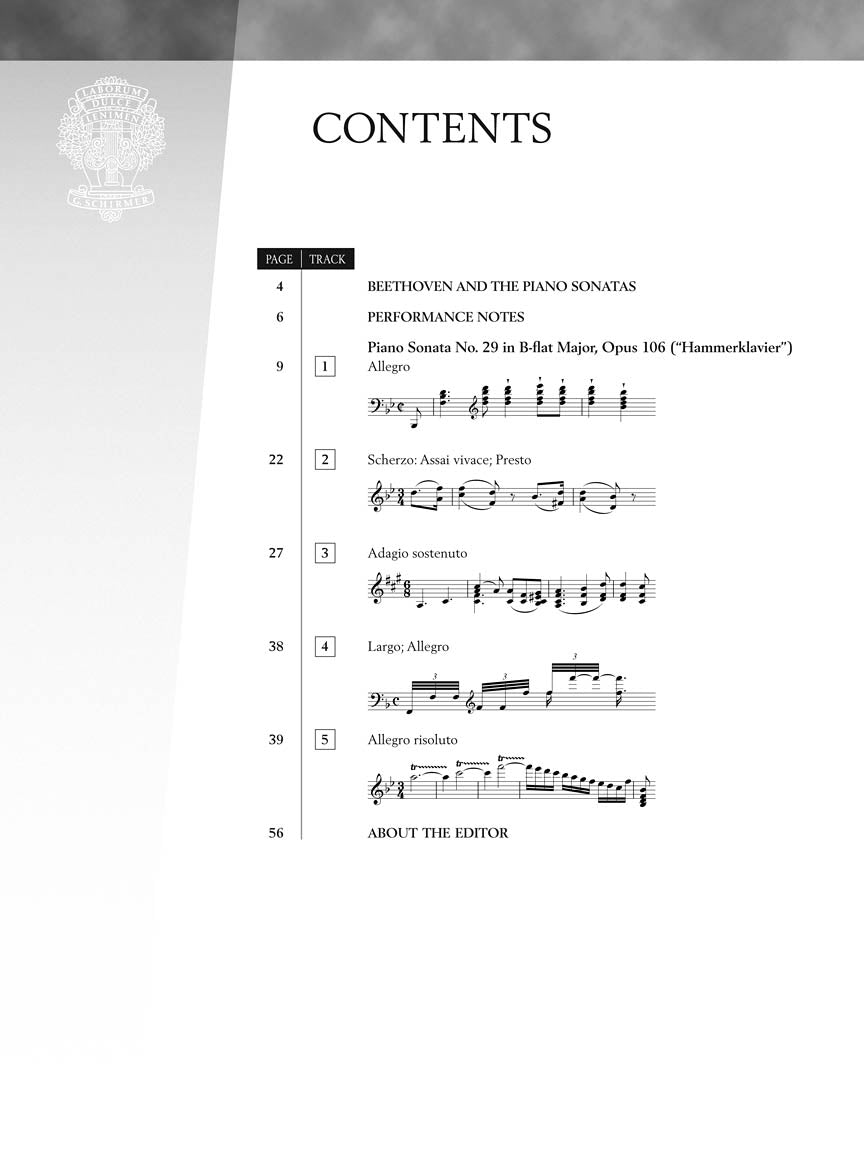 Beethoven - Sonata No. 29 in B-flat Major, Opus 106 (Hammerklavier) - Image 3