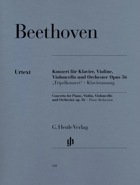 Beethoven: Concerto, Op. 56 "Triple Concerto"