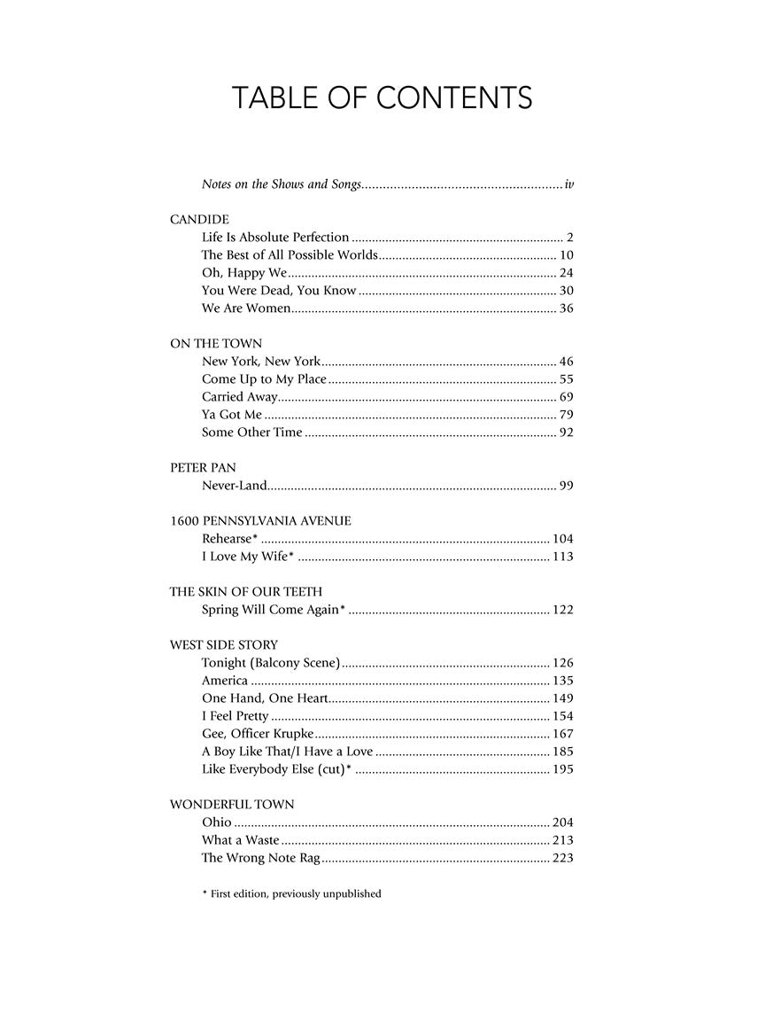 Bernstein Theatre Songs - Duets and Ensembles - Image 4