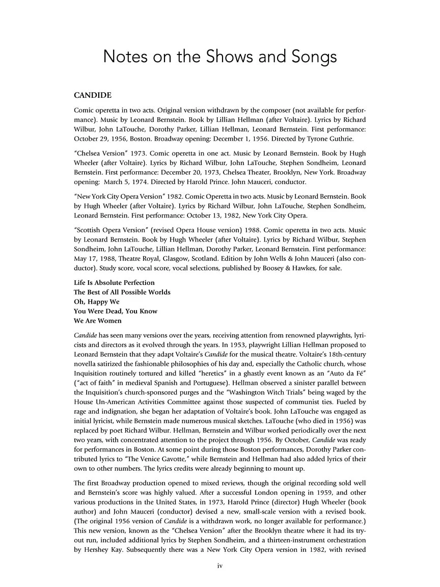 Bernstein Theatre Songs - Duets and Ensembles - Image 5