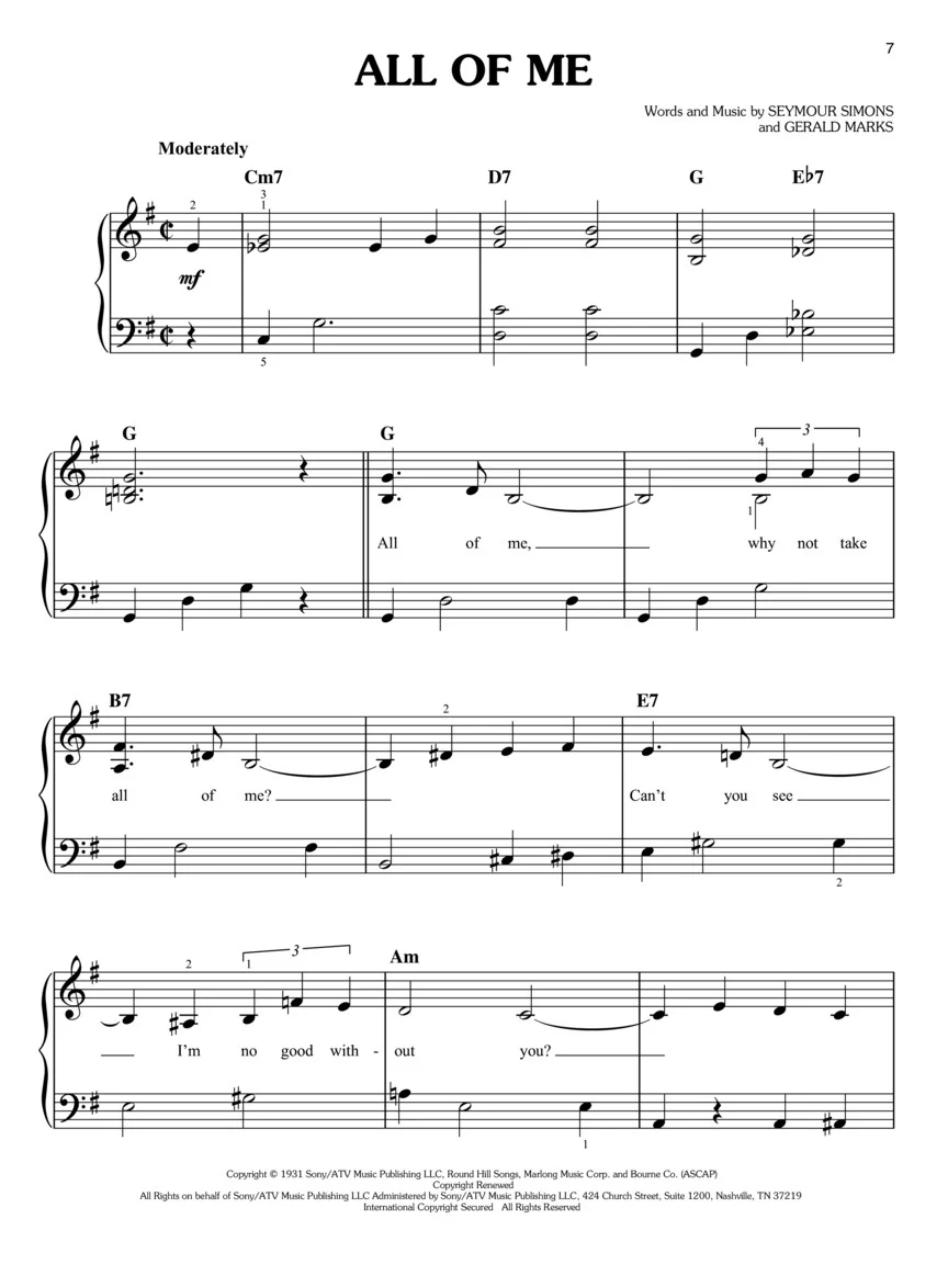 Best Jazz Standards Ever - Easy Piano - Image 5