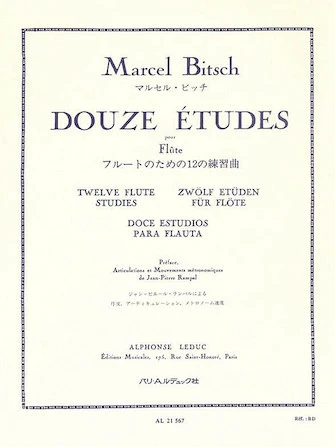 Bitsch Twelve Flute Studies (flute)