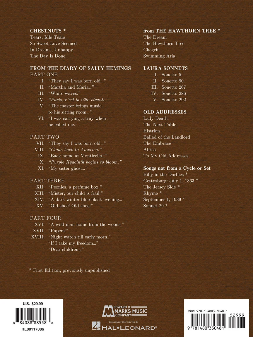 Bolcom Concert Songs Vol. 2 Low Voice 2001-2012 - Image 2