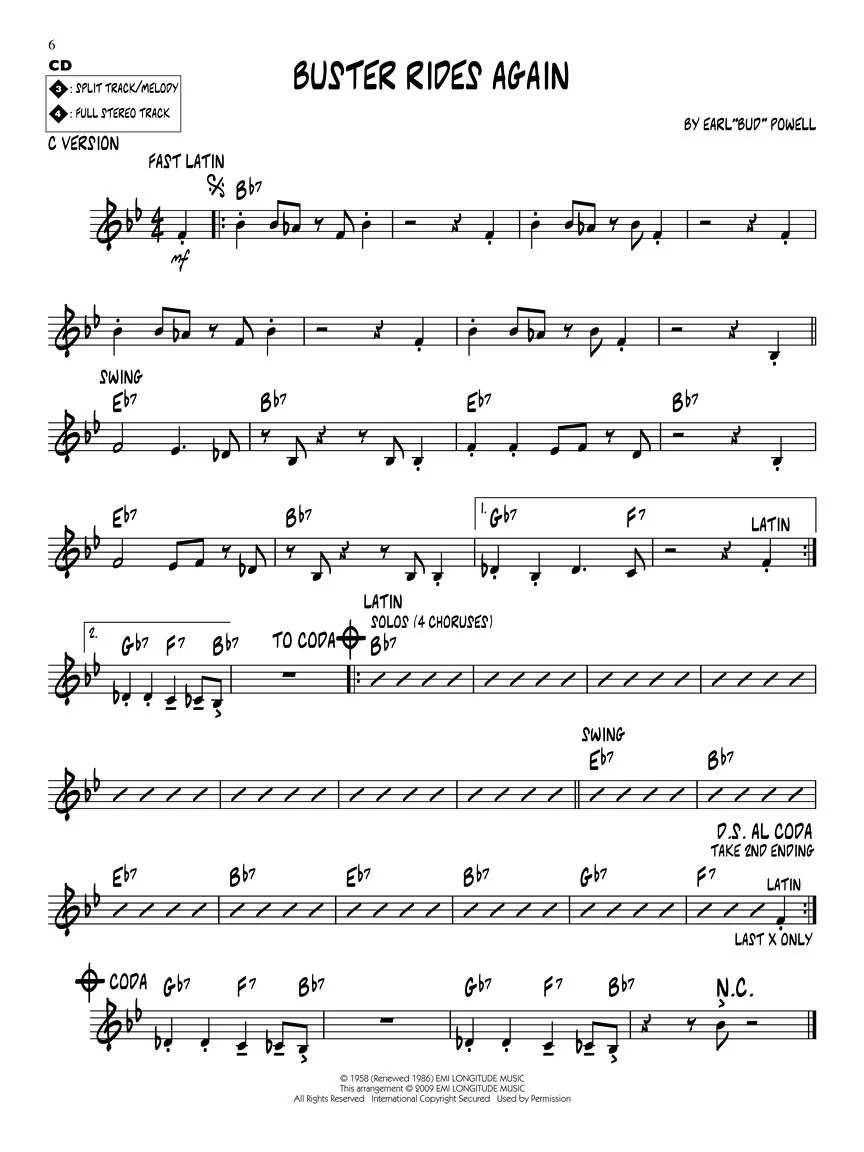 Powell, Bud - Jazz Play-Along Volume 101 - Image 4