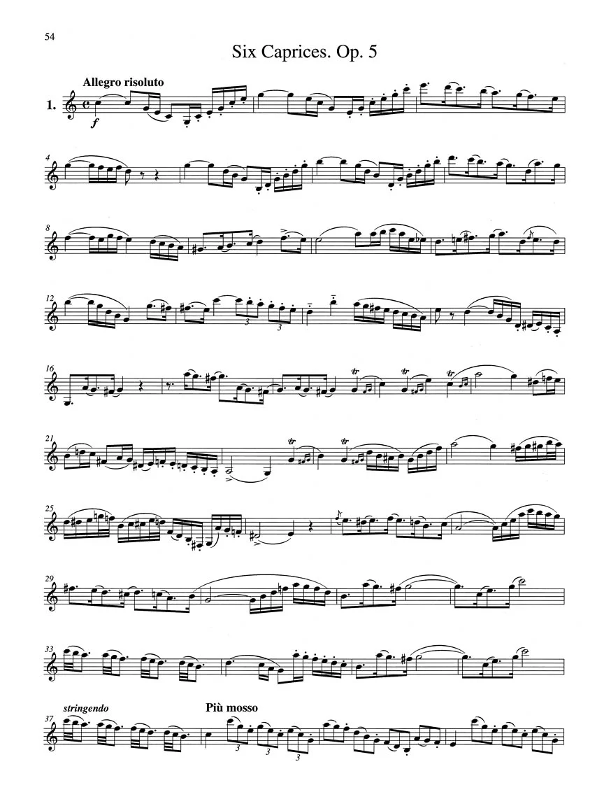 Cavallini 30 Caprices for Clarinet - Image 5