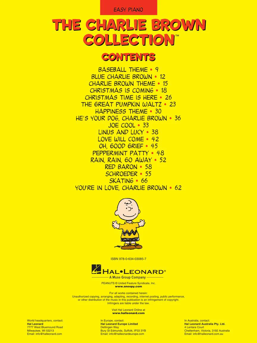 Charlie Brown Collection, The - Easy Piano - Image 2