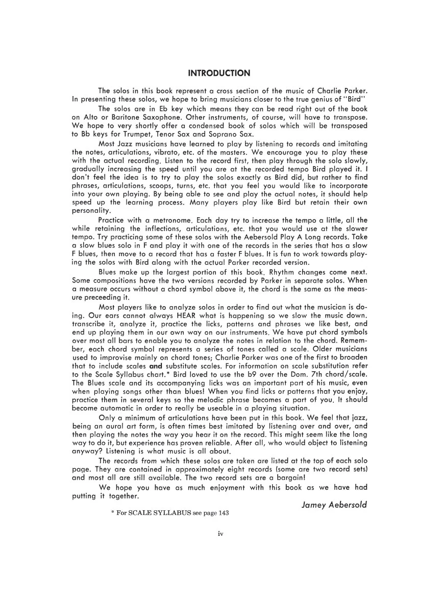 Parker, Charlie - Omnibook For E-flat Instruments - Image 3