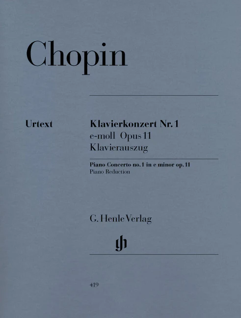 Chopin: Piano Concerto No. 1 in e minor, Op. 11