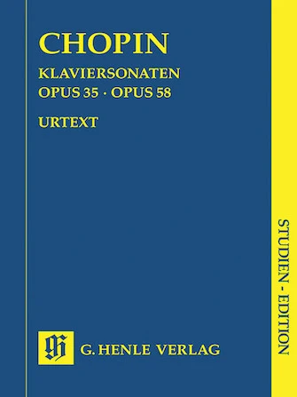 Chopin: Piano Sonatas, Op. 35 and, Op. 58 (Study Score)