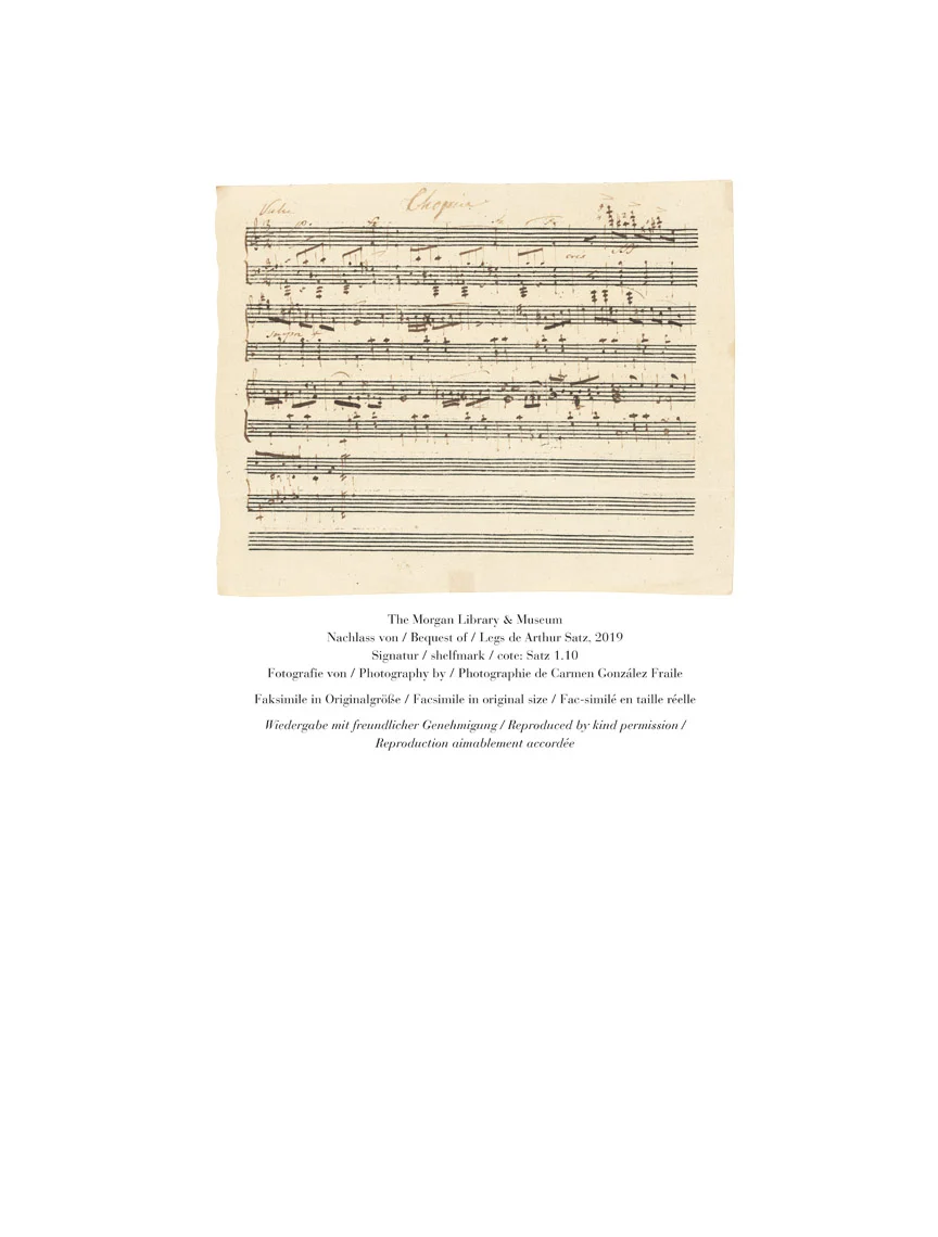 Chopin: Waltz a minor with facsimile - Image 2