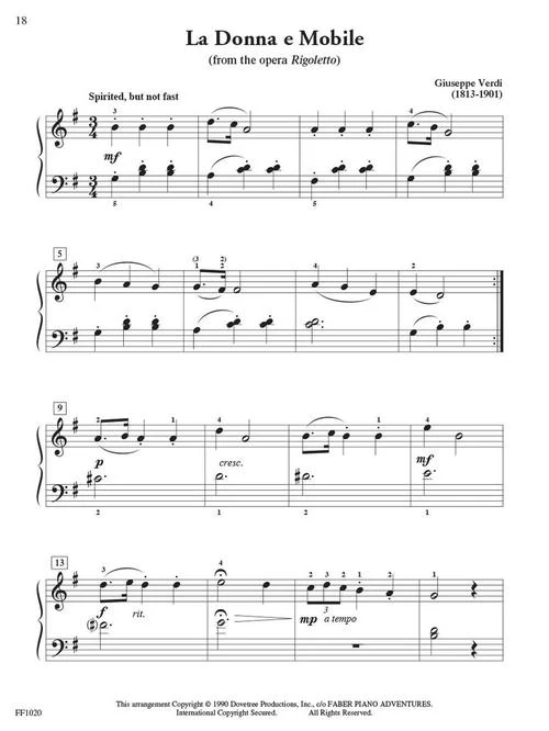 Faber Classics - Chordtime Piano Level 2B - Image 6