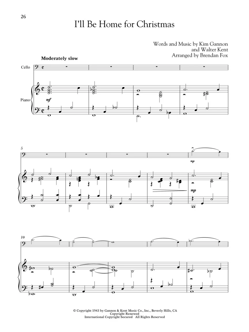 Christmas Classics for Cello and Piano - Image 3