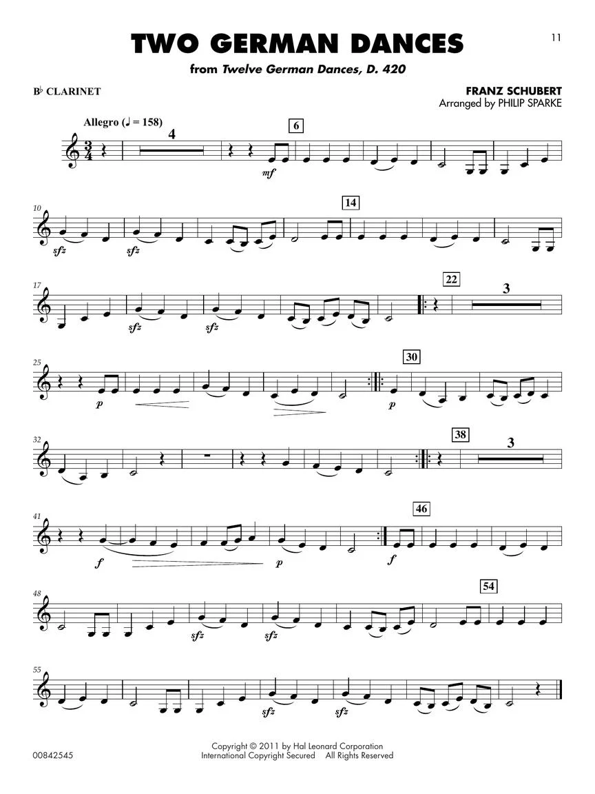 Classical Solos for Clarinet - 15 Easy Solos for Contest and Performance - Image 4