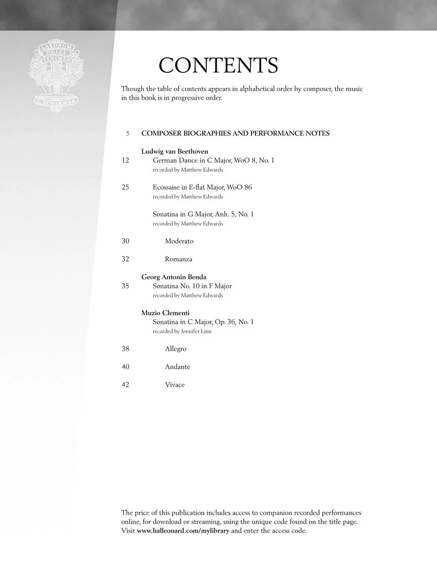 Classical Era - Early Intermediate - Schirmer Performance Editions - Image 3