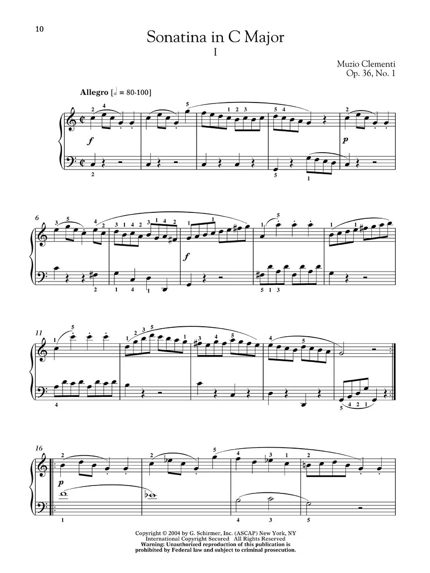 Clementi Sonatinas, Opus 36 - Image 5