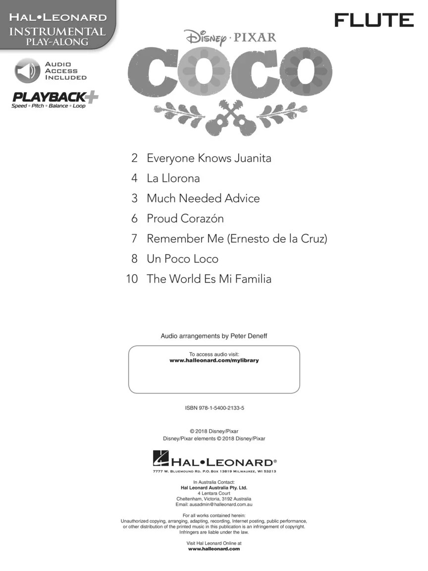 Coco - Instrumental Solos for Flute - Image 2