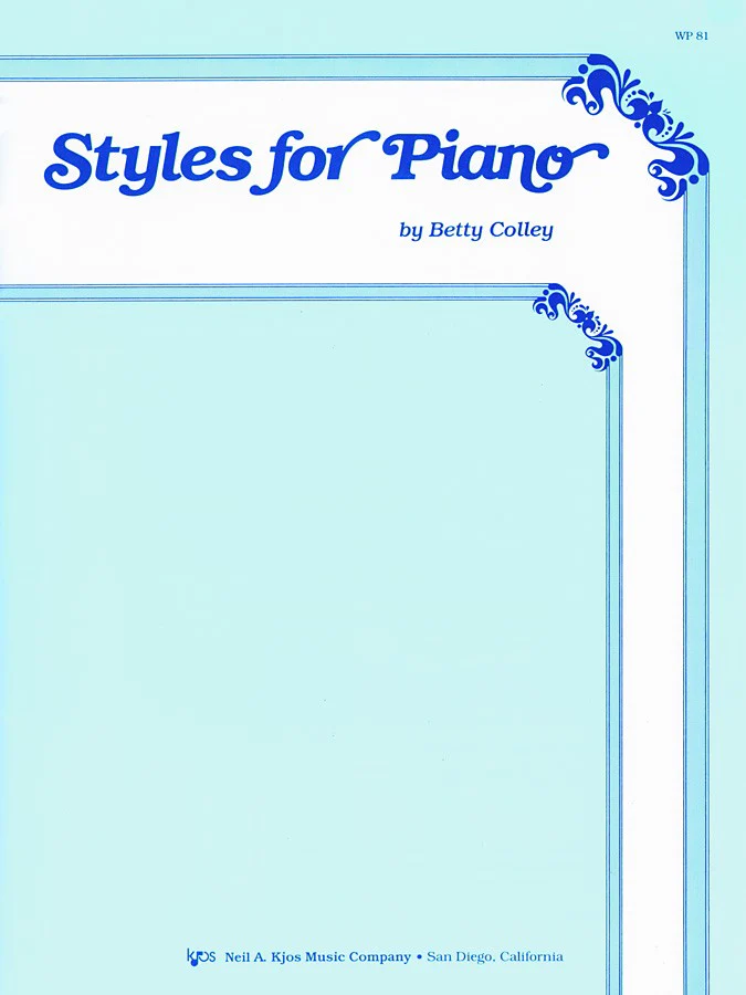 Colley Styles For Piano