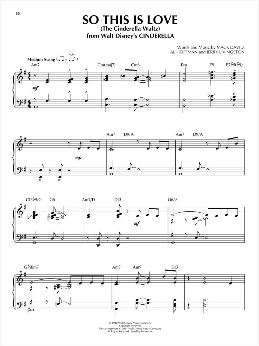 Disney - Jazz Piano Solos Series Vol. 16 - Image 5