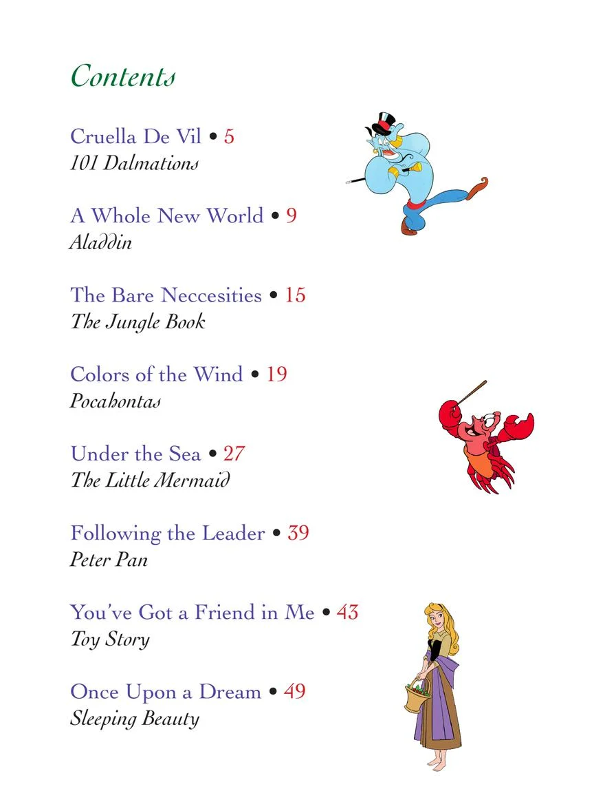 Disney's My First Songbook - Volume 1 - Image 2