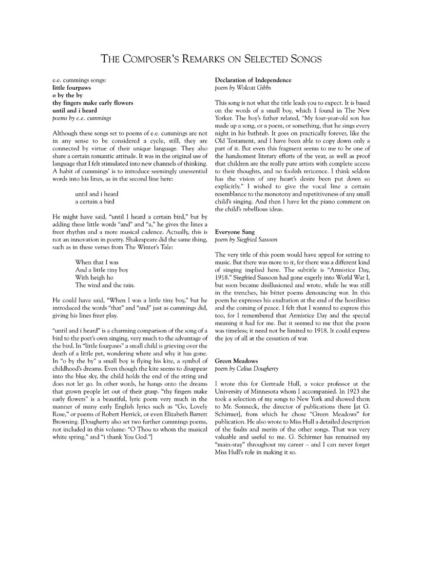 Dougherty 30 Art Songs in Original Keys or Medium/High Voice and Piano - Image 5