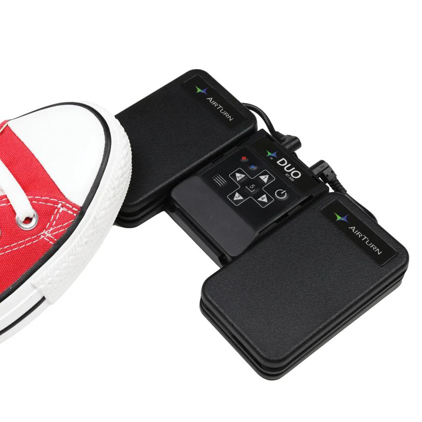 Airturn Duo 500 - Dual Wireless Pedal Controller With Removable Bluetooth Handheld Remote - Image 7