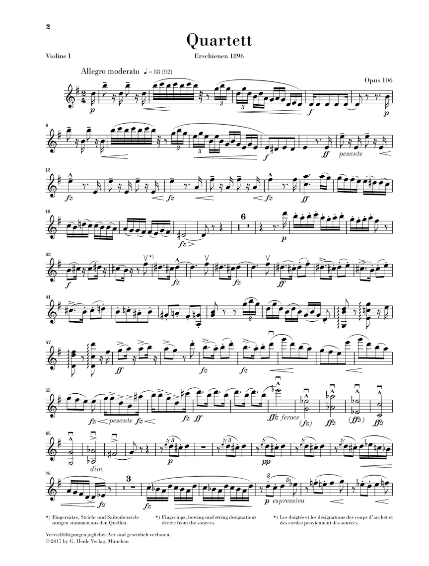 Dvořák: String Quartet in G major, Op. 106 - Image 2