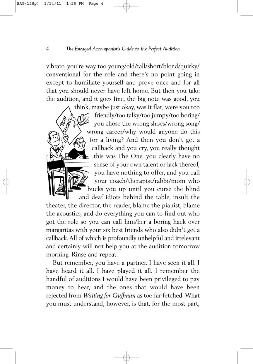 Enraged Accompanist's Guide to the Perfect Audition, The - Image 5