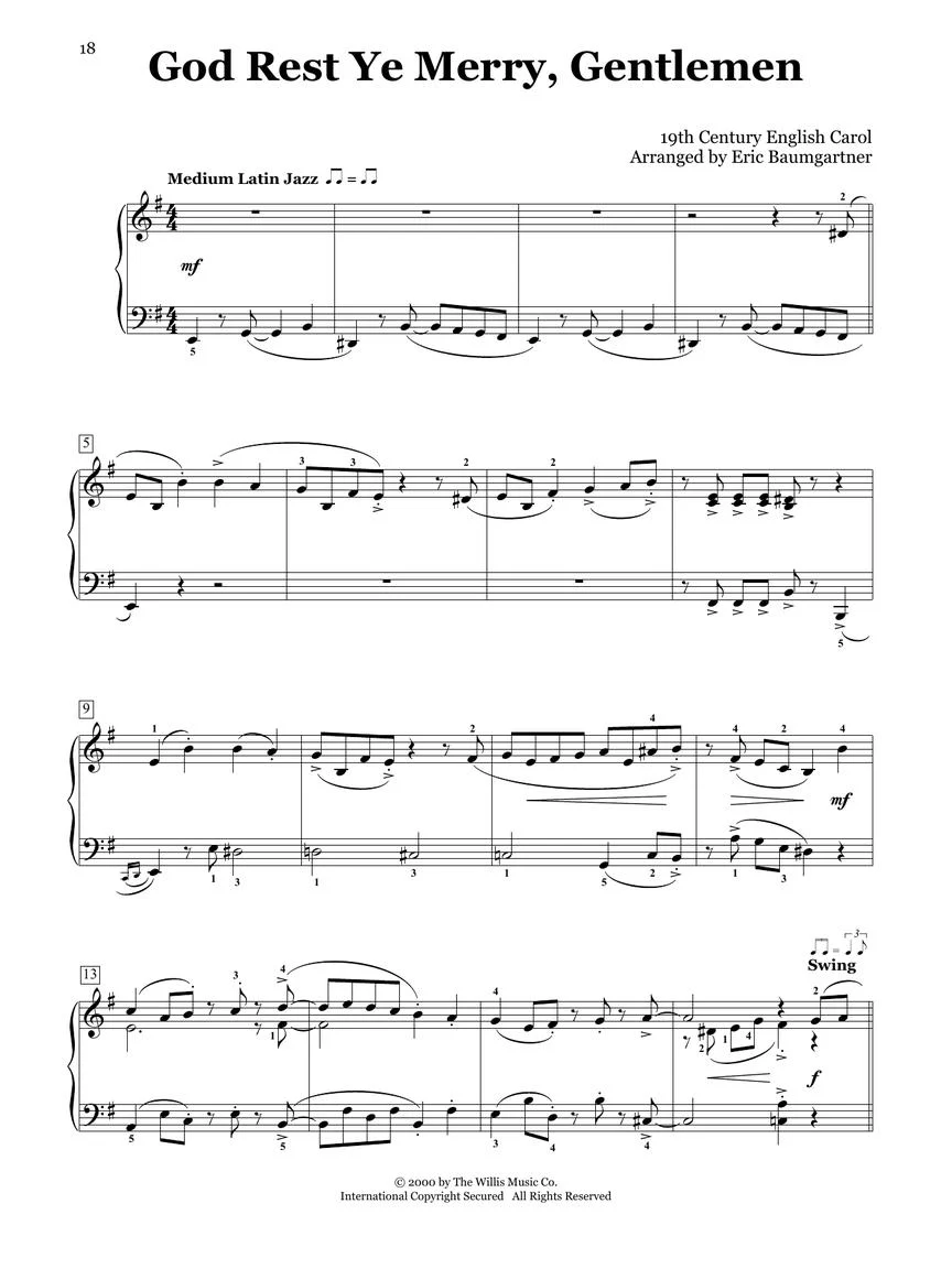 Eric Baumgartner's Jazz It Up! Christmas – 2nd Edition Mid-Intermediate Level - Image 5