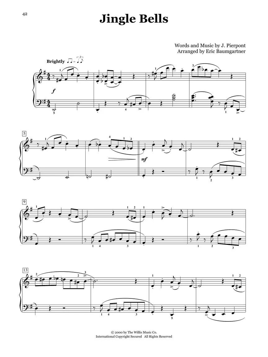 Eric Baumgartner's Jazz It Up! Christmas – 2nd Edition Mid-Intermediate Level - Image 6