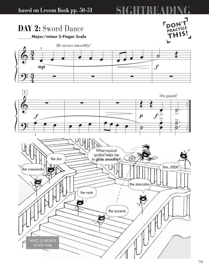 Faber Piano Adventures - Sightreading Book Level 2A - Image 6