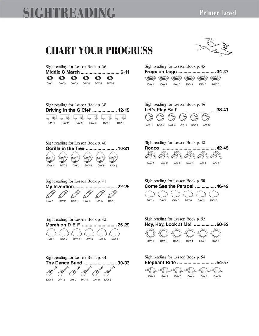 Faber Piano Adventures Sightreading Book, Primer Level - Image 2
