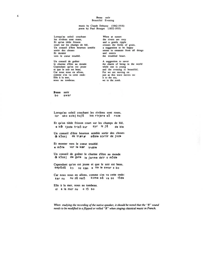 Favorite French Art Songs Low Voice - Image 4