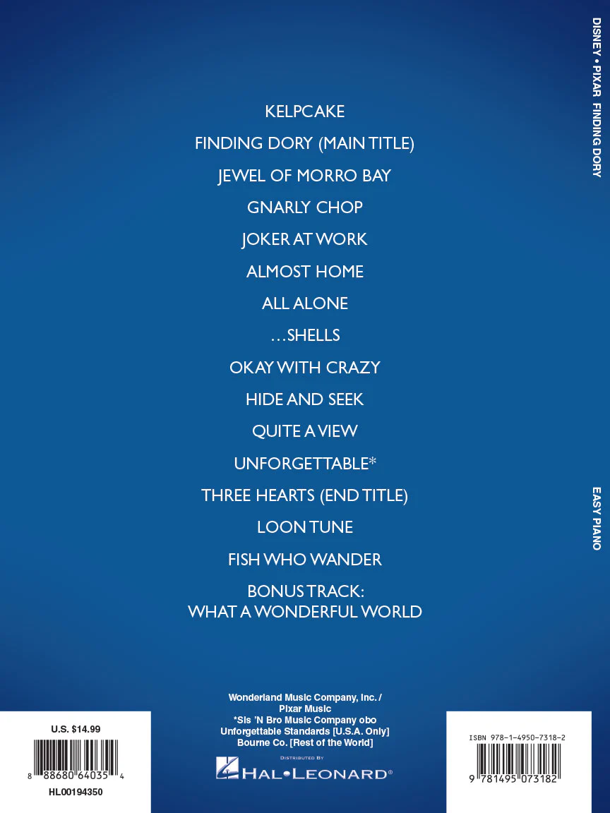Finding Dory Easy Piano - Image 6