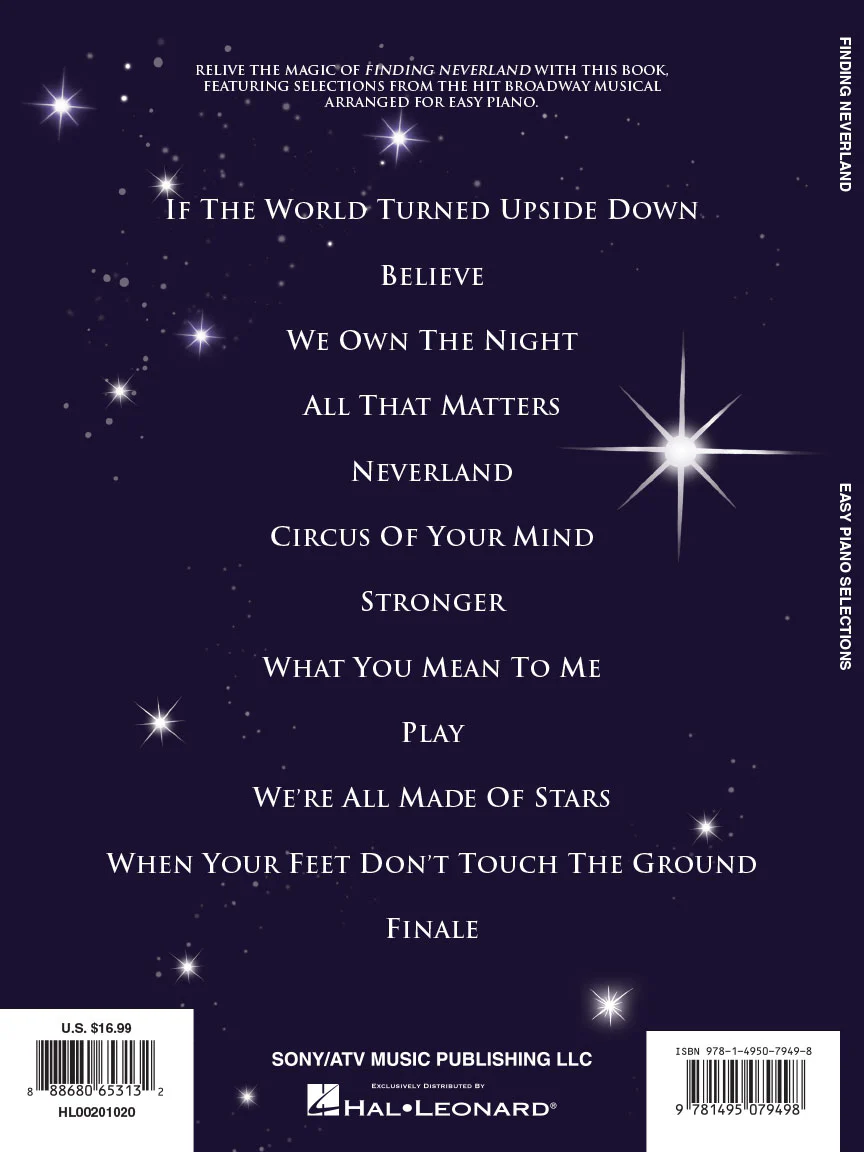 Finding Neverland - Easy Piano Selections - Image 6