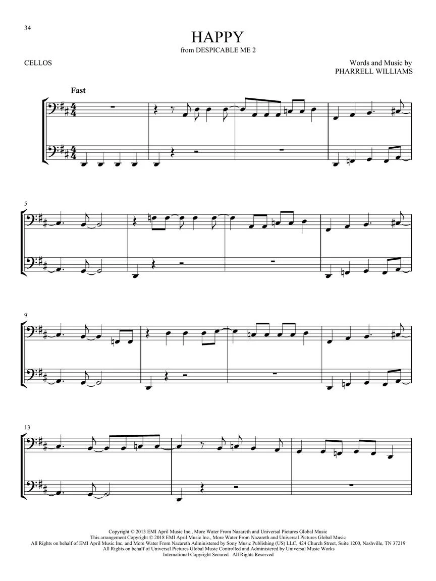 First 50 Duets for Two Cellos - Image 5