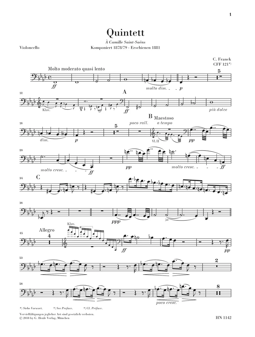 Franck: Piano Quintet in f minor - Image 7
